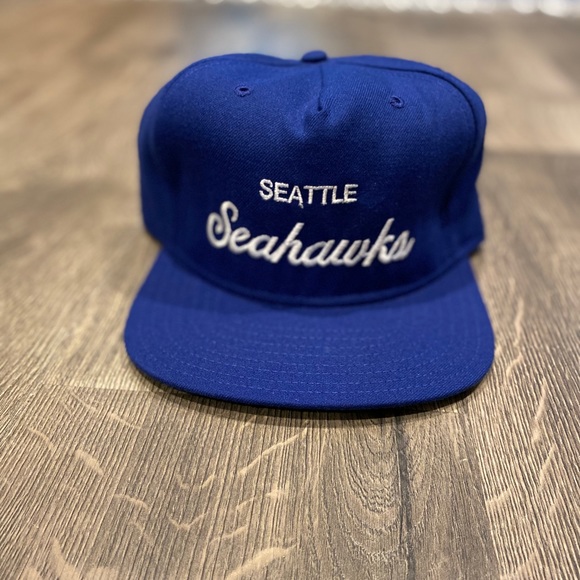 Vintage Seattle Seahawks Script Hat 